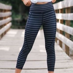 ZYIA Black Stripe Pocket Light Tight High-Rise - in demand